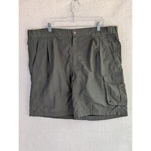 Rugged Exposure Cargo Shorts Mens sz 40 Green 9" Outdoor Mesh Lined (No Tag)